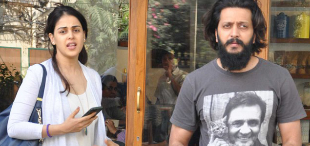 Riteish Deshmukh & Genelia Dsouza snapped post lunch at Sequel