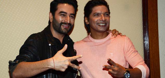 Shaan & Shekhar at The voice of India media meet