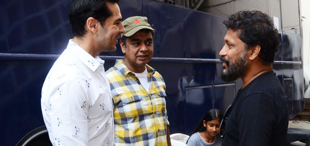 Shoojit & Dino Morea Snapped At Mehboob Studio