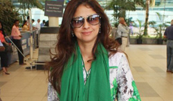 Actress Urmila Matondkar Spotted At Airport Departure – Gallery