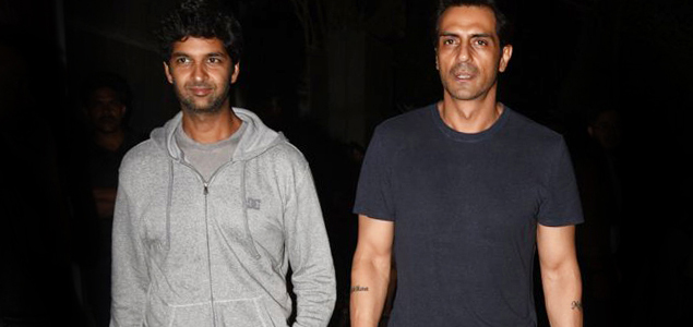 Arjun Rampal and Purab Kohli snapped post 'Baahubali 2  The Conclusion' screening