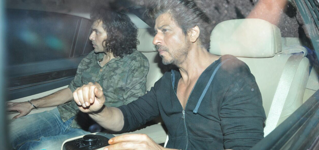 Shah Rukh Khan and Imtiaz Ali snapped on the sets of The Ring