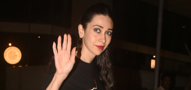 Karisma Kapoor snapped post dinner